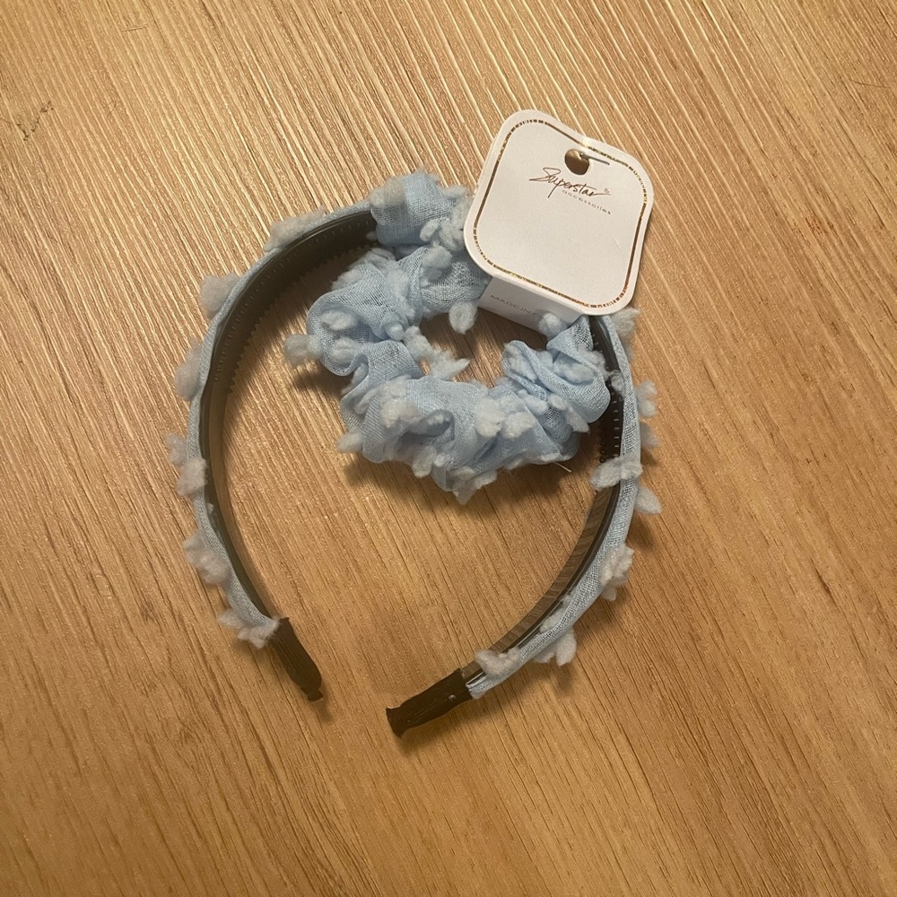 Blue Headband Set